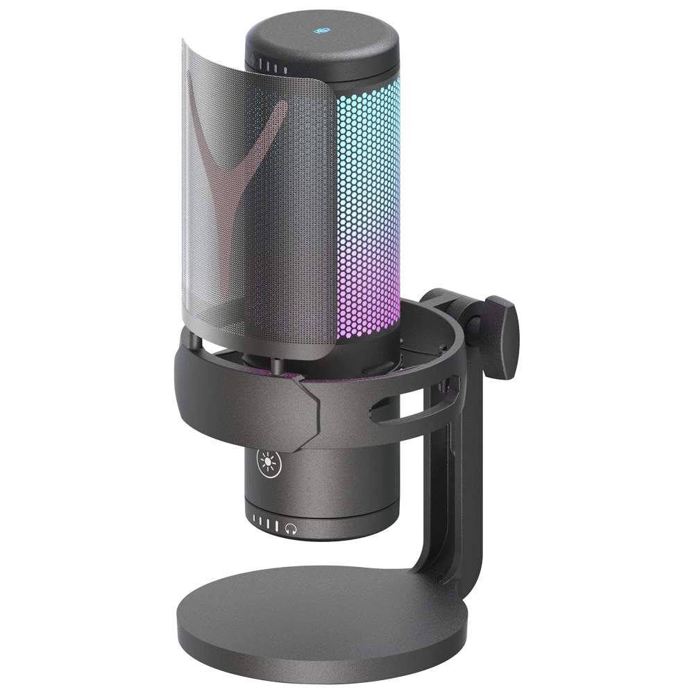 Foto do Produto Microfone Redragon Fenris Condenser GM301 RGB - Preto