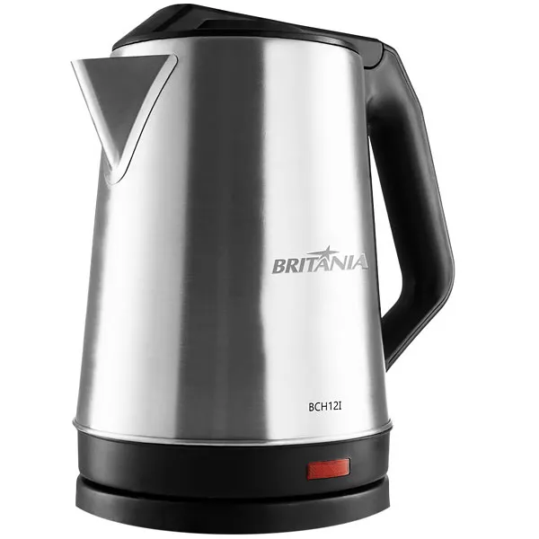 Foto do Produto Jarra Elétrica Britânia BCH12I 1.500 watts 1.9 Litros 220V ~ 50/60 Hz - Prata/Preta