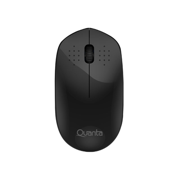 Foto do Produto Mouse Sem Fio Quanta QTMSS10 1600DPI com Click Silencioso - Preto