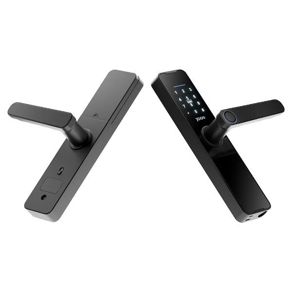 Foto do Produto Fechadura Eletronica Digital Joog Smart Lock SuperSafe JSL-01 / Card / Pin / Fingerprint / Key - Preto