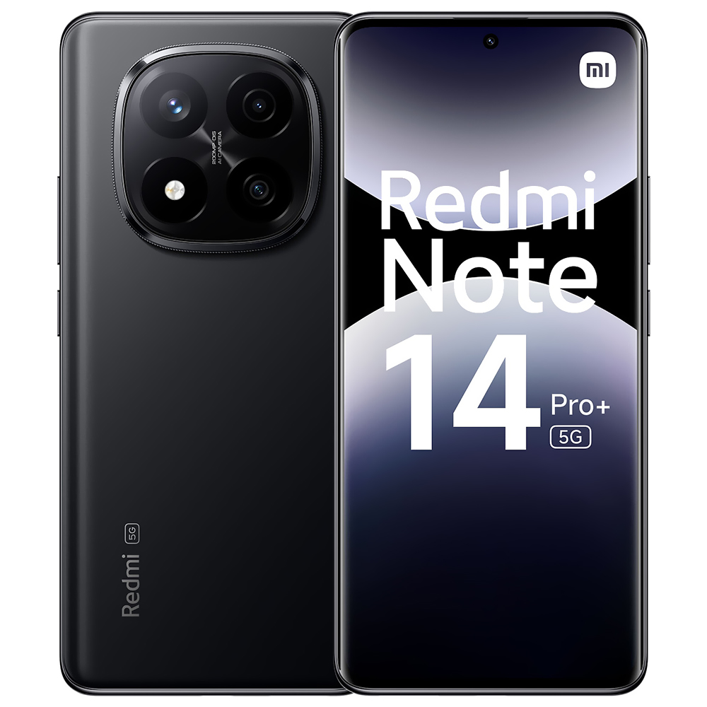 Foto do Produto Celular Xiaomi Redmi Note 14 Pro+ 5G 8GB de RAM / 256GB / Tela 6.67" / Dual Sim - Midnight Preto (Global)