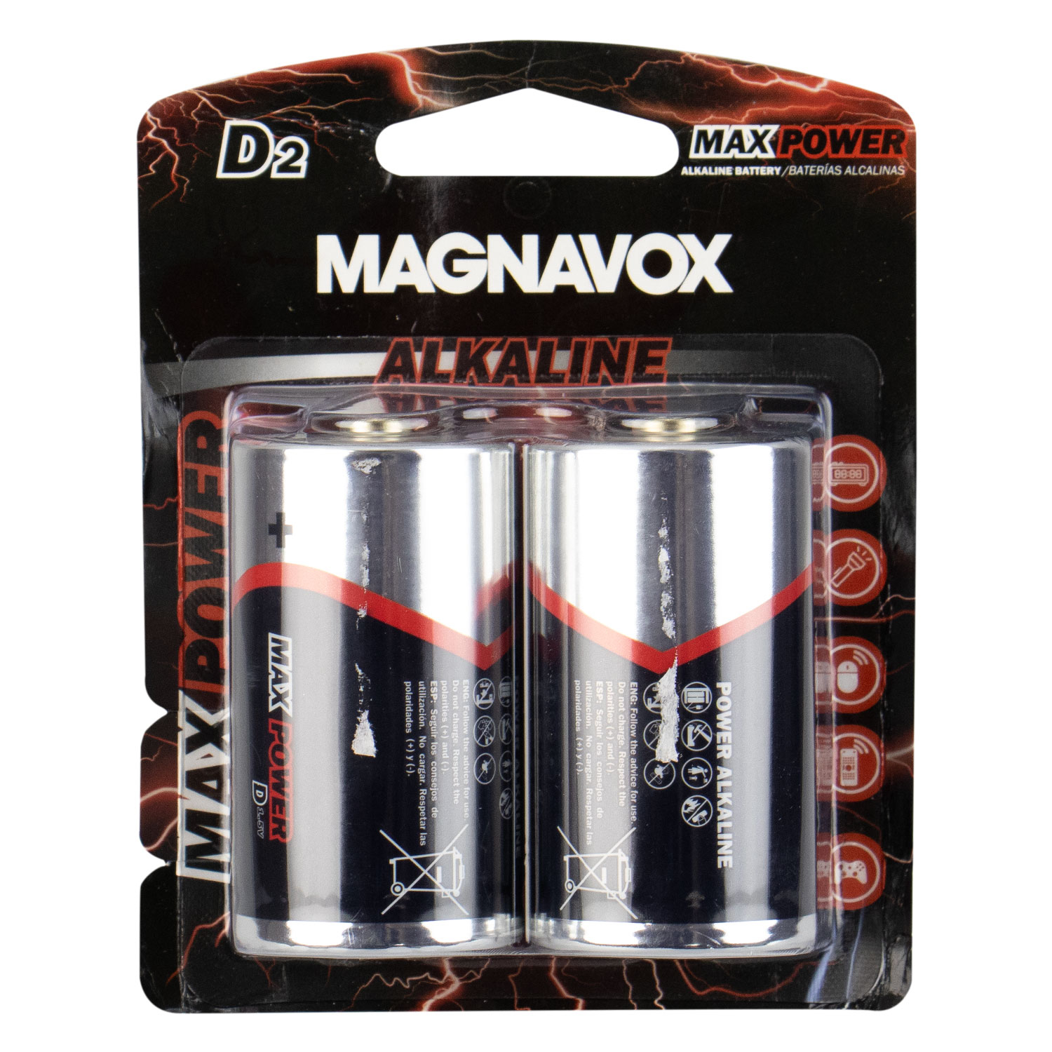 Foto do Produto Pilha Magnavox MPO5511/MO - D2 - 2 Unidades