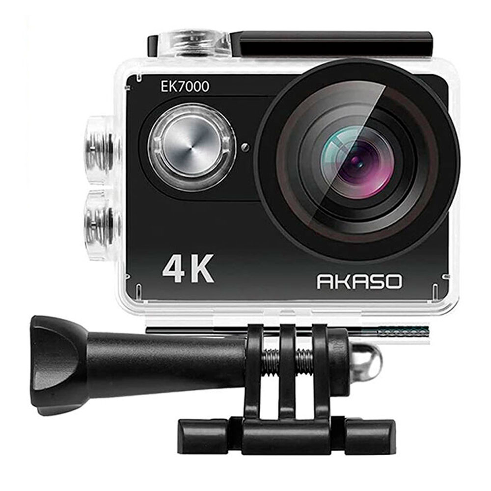 Foto do Produto Câmera de Ação Akaso EK7000 - 4K - 20MP - Wi-Fi - Preto