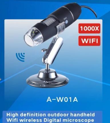 Foto do Produto MICROSCOPIO DIGITAL SATE A-W01A C/WIFI ANDRO.V2.0