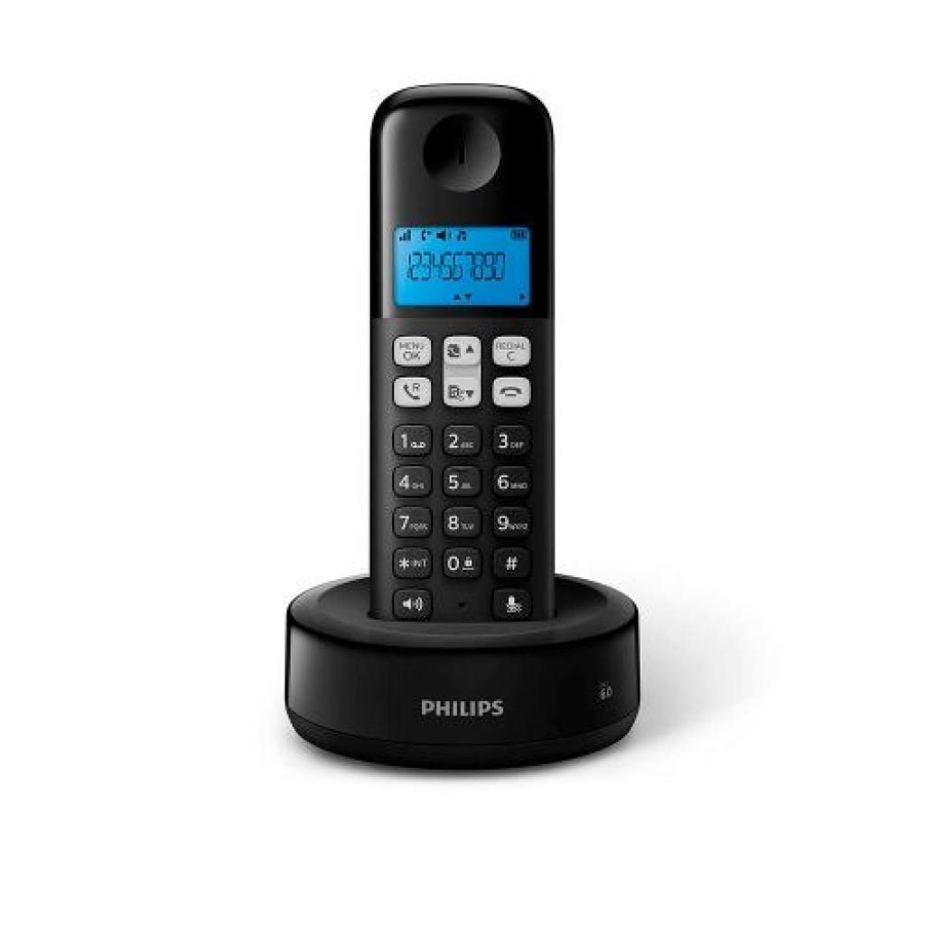 Foto do Produto Telefone Philips D1311B/77 S/Fio/Bina/Preto