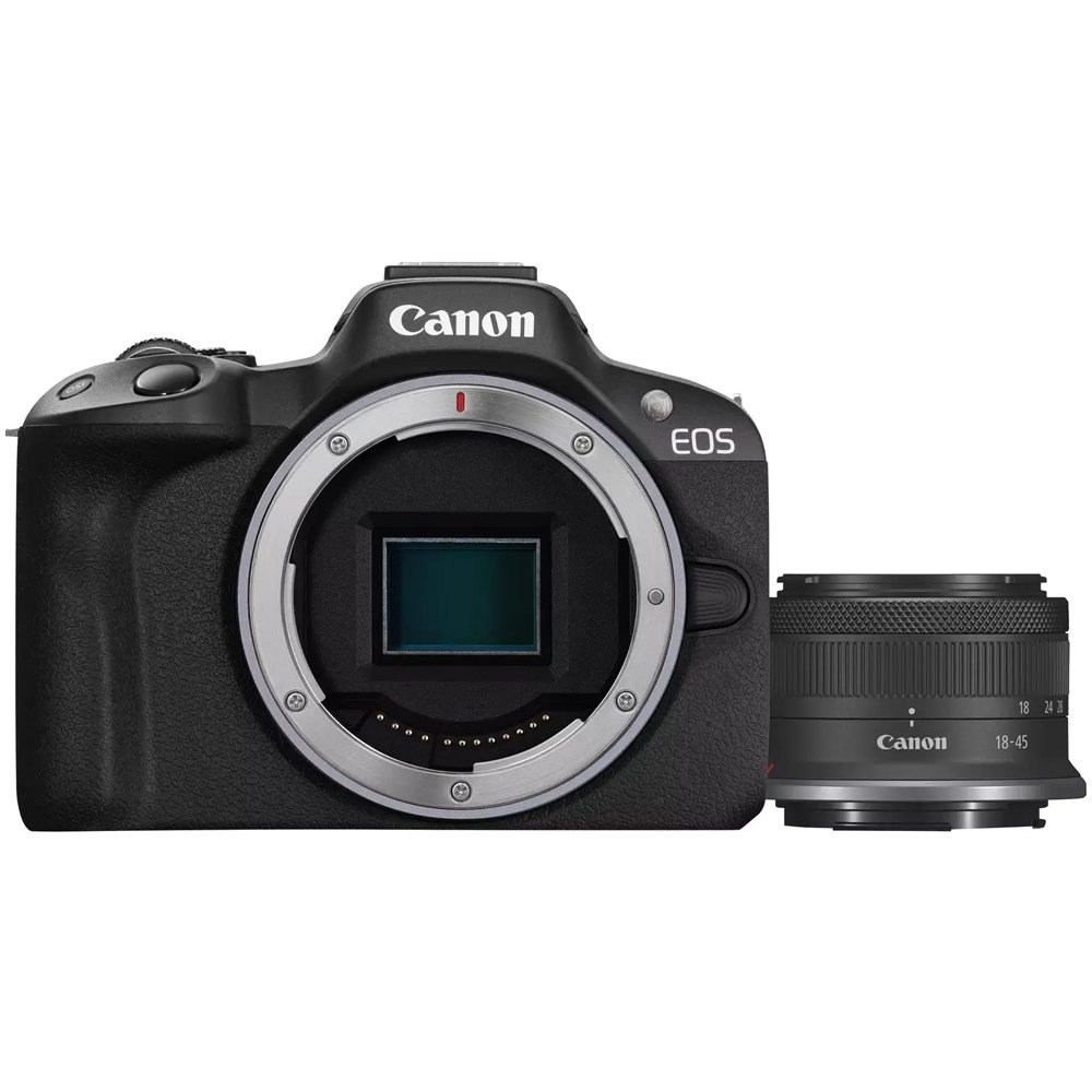 Foto do Produto Câmera Canon Eos R50 24.2MP + RF-S 18-45MM
