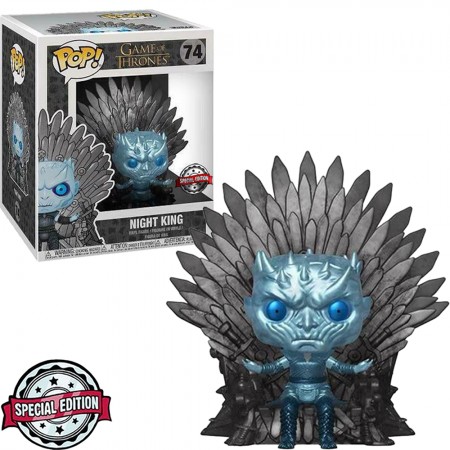 Foto do Produto FUNKO POP GAME OF THRONES 10 *DELUXE* NIGHT KING METALLIC *EX* 74
