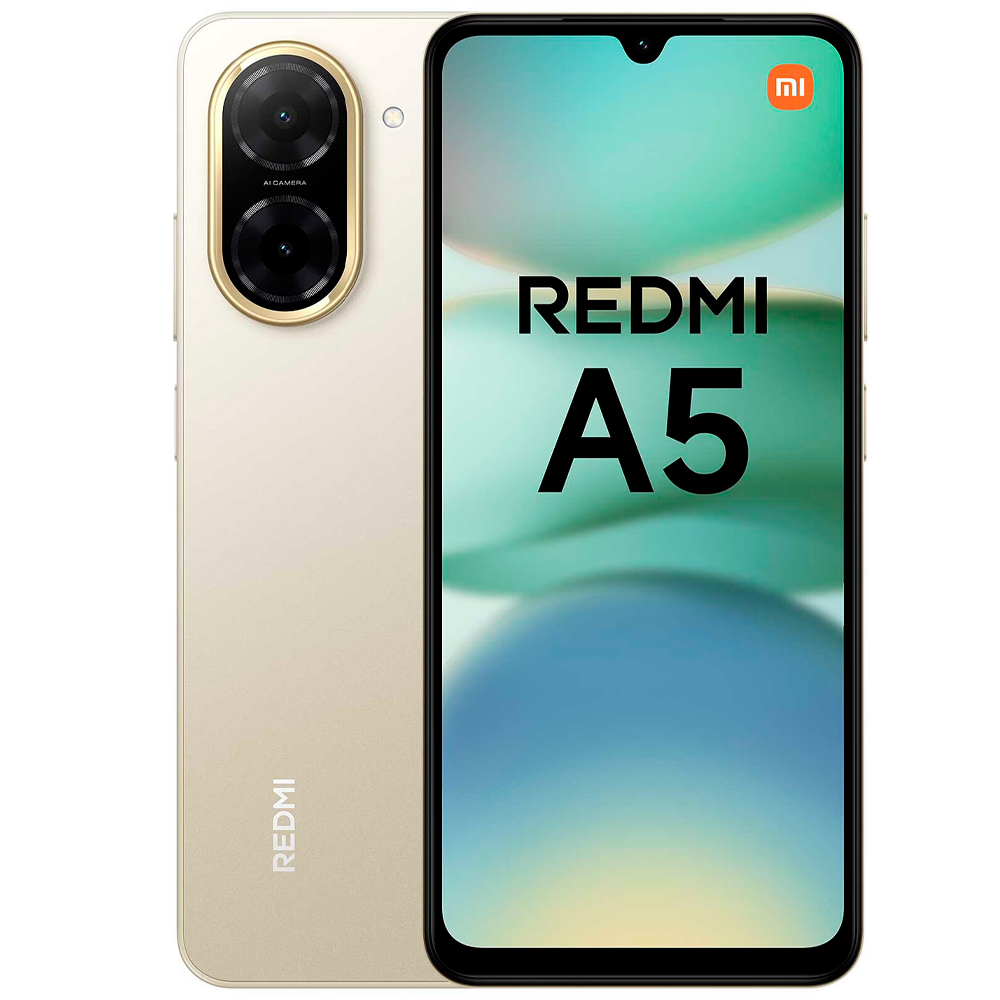 Foto do Produto Smartphone Xiaomi Redmi A5 Dual SIM 3GB+64GB 6.88? - Sandy Gold EU 65065