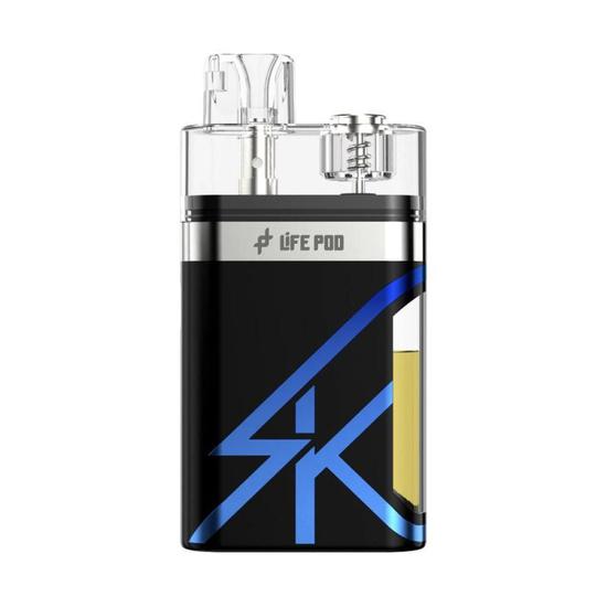 Foto do Produto Vaper Descartável Life Pod SK Blue Raspberry Ice 10000 Puffs