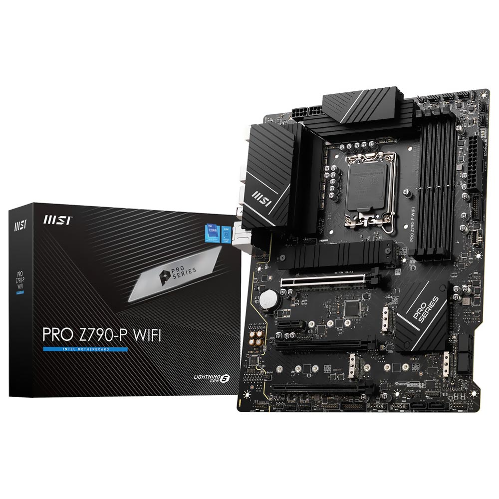 Foto do Produto Placa Mãe MSI Pro Z790-P Wi-Fi Socket LGA 1700 / DDR5