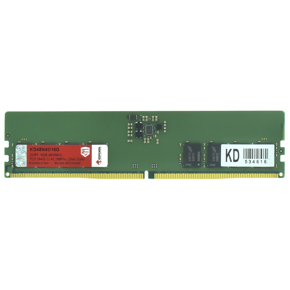 Foto do Produto Memória RAM Keepdata DDR5 16GB 4800MHz - KD48N40/16G