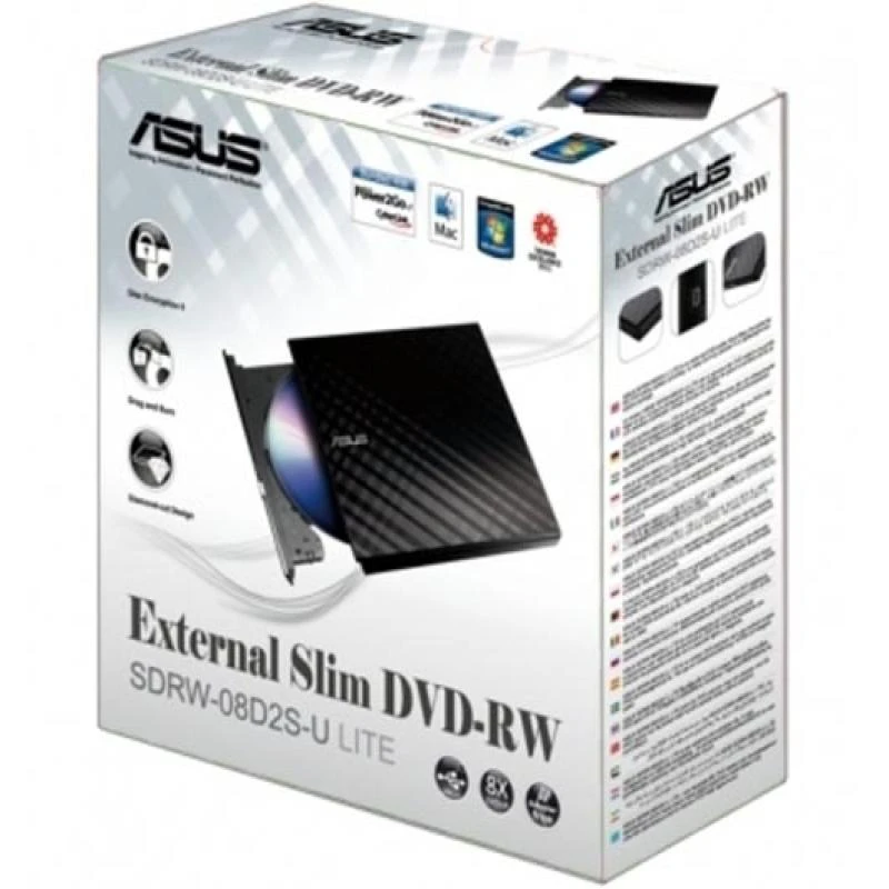Foto do Produto DVD-RW Externo ASUS SDRW-08D2S-U