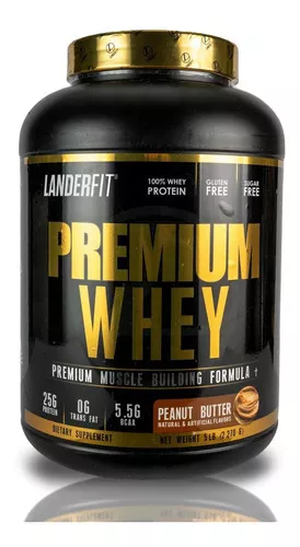 Foto do Produto LANDERFIT WHEY PREMIUM PEANUT BUTTER PLASTICO 5 LBS/2.27 KG S/C