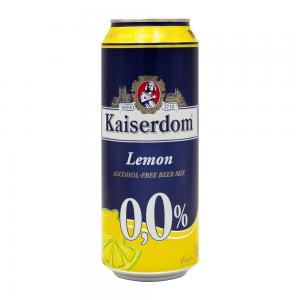 Foto do Produto Cerveja Kaiserdom Limão Sem Alcool 0.0% Lata 500Ml