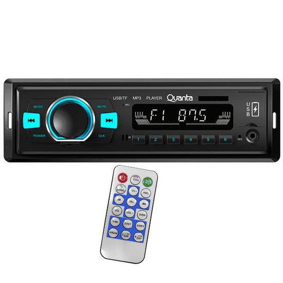 Foto do Produto CD Player Automotivo Quanta QTRRA72 SD / USB / Bluetooth / MP3