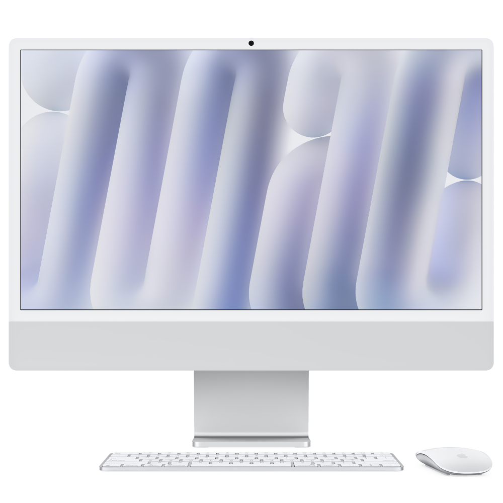 Foto do Produto Apple iMac MWUC3LL/A M4 Tela 24" / 16GB de RAM / 256GB SSD - Silver