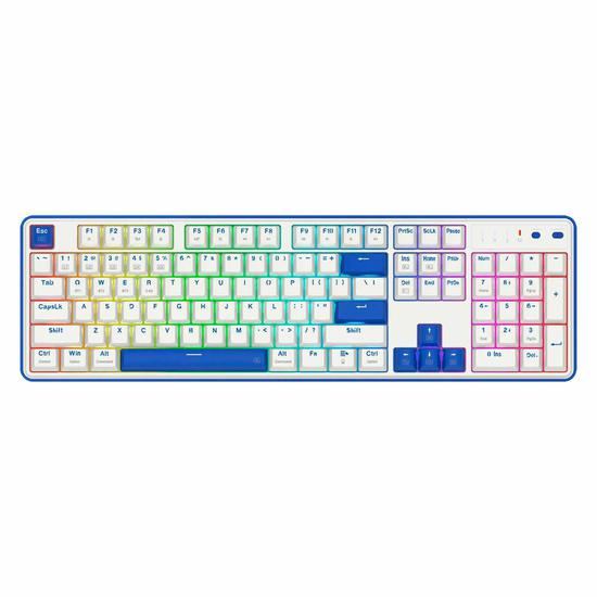 Foto do Produto Teclado Redragon Faye Pro K685WB RGB Bluetooth