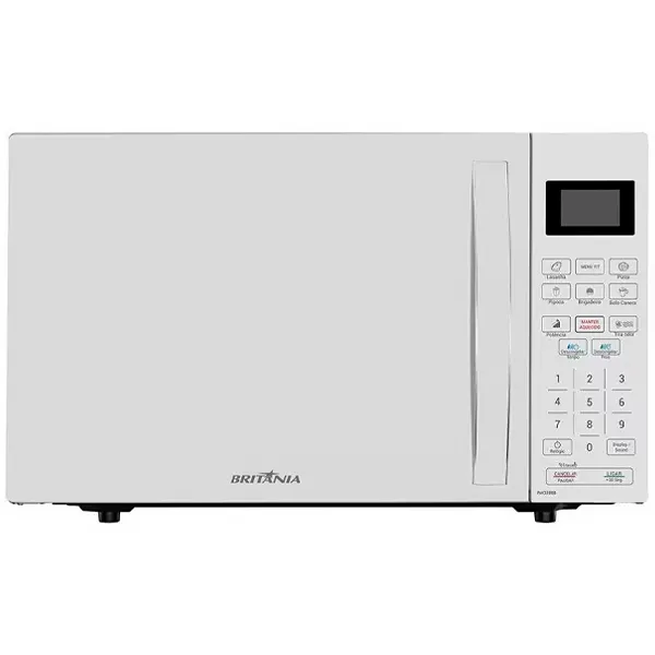 Foto do Produto Micro-ondas Britânia PMO28BB 1.400 watts 28 Litros 220V ~ 50Hz - Branco