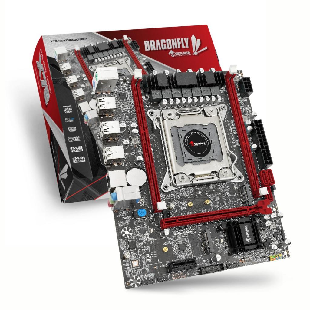 Foto do Produto Placa Mae Intel (2011) Keepdata X79-KDXDRAGONFLY DDR3