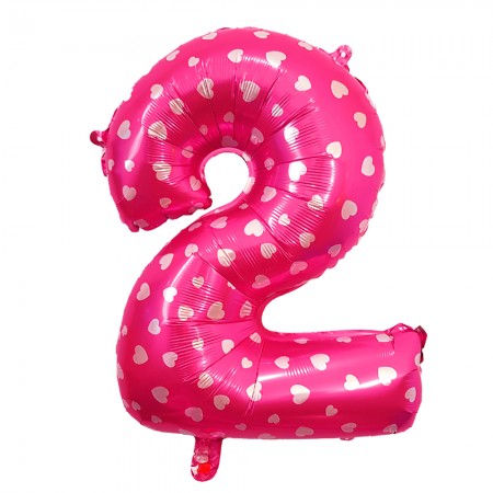 Foto do Produto Balao Numero 2 Pink 32 Polegadas