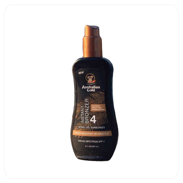 Foto do Produto AUSTRALIAN GOLD FPS4 SPRAY GEL BRONZER 237ML