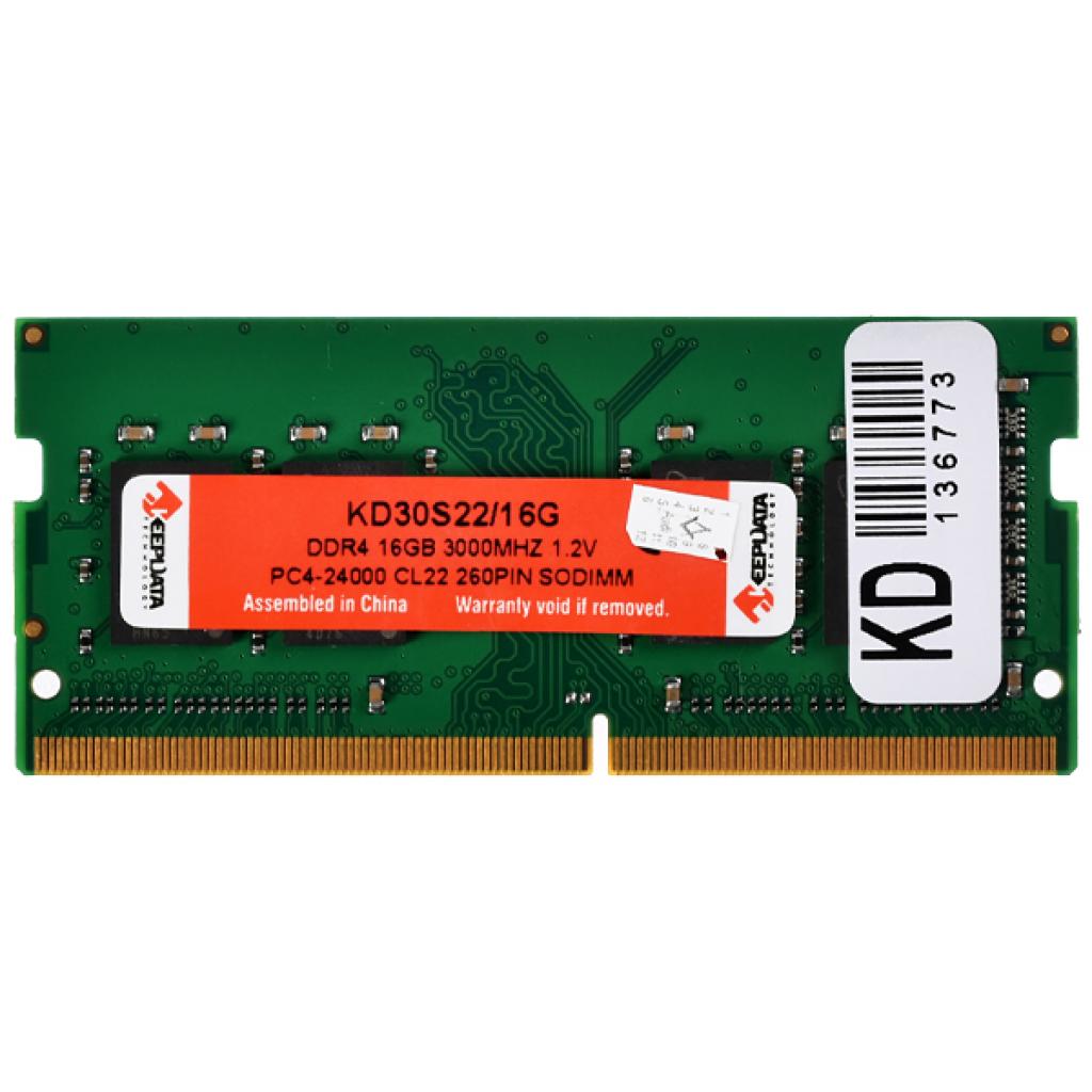 Foto do Produto Memoria Para Notebook DDR4 16GB 3200 Keepdata KD32S22/16G