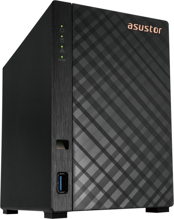 Foto do Produto Servidor Nas Storage Asustor AS1102TL DRIVESTOR 2 Lite Realtek 1.7GHz/1GB DDR4/USB