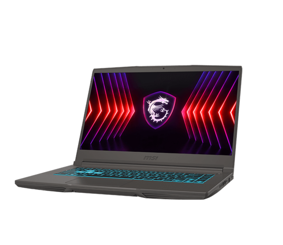 Foto do Produto Notebook MSI Thin 15 B13VF-2829US, Intel Core I5-13240H 2.10GHZ (4.60GHZ), 16GB RAM, 512GB SSD, Tela 15.6" Full HD IPS 144HZ, GeForce RTX4060 8GB, Windows 11 Home, Inglês, Cosmos Cinza