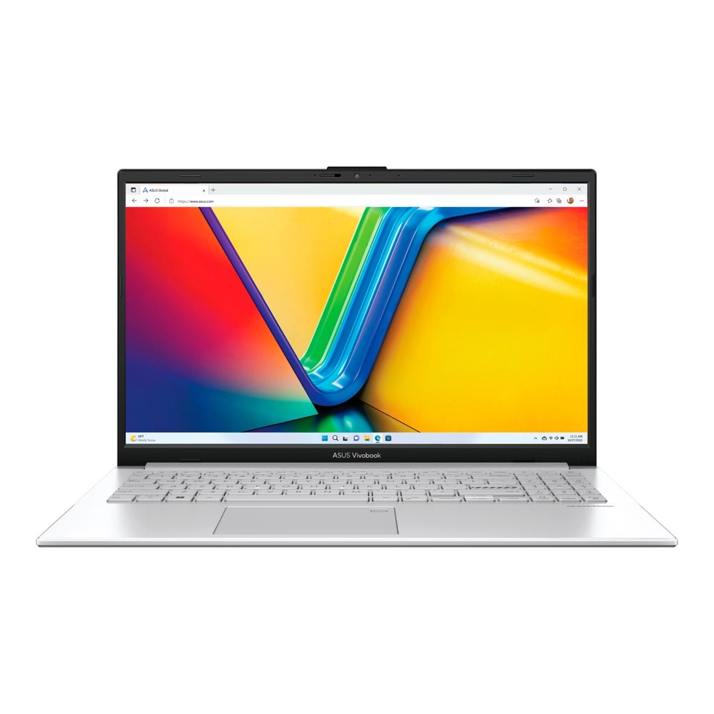 Foto do Produto Notebook Asus Vivobook Go 15 E1504FA-AS54 - AMD Ryzen 5 7520U 2.8GHz - 8/512GB SSD - 15.6'' - Cool Silver