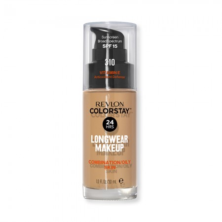 Foto do Produto Base Revlon ColorStay Longwear Makeup CombinationOily Skin 310 Warm Golden