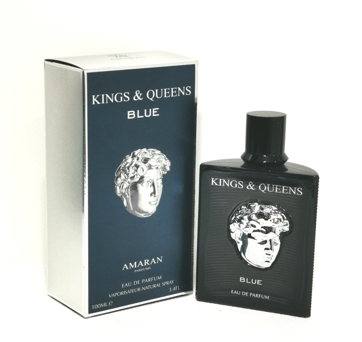Foto do Produto PERFUME MASCULINO AMARAN KINGS &amp; QUEENS BLUE EDP 100ML