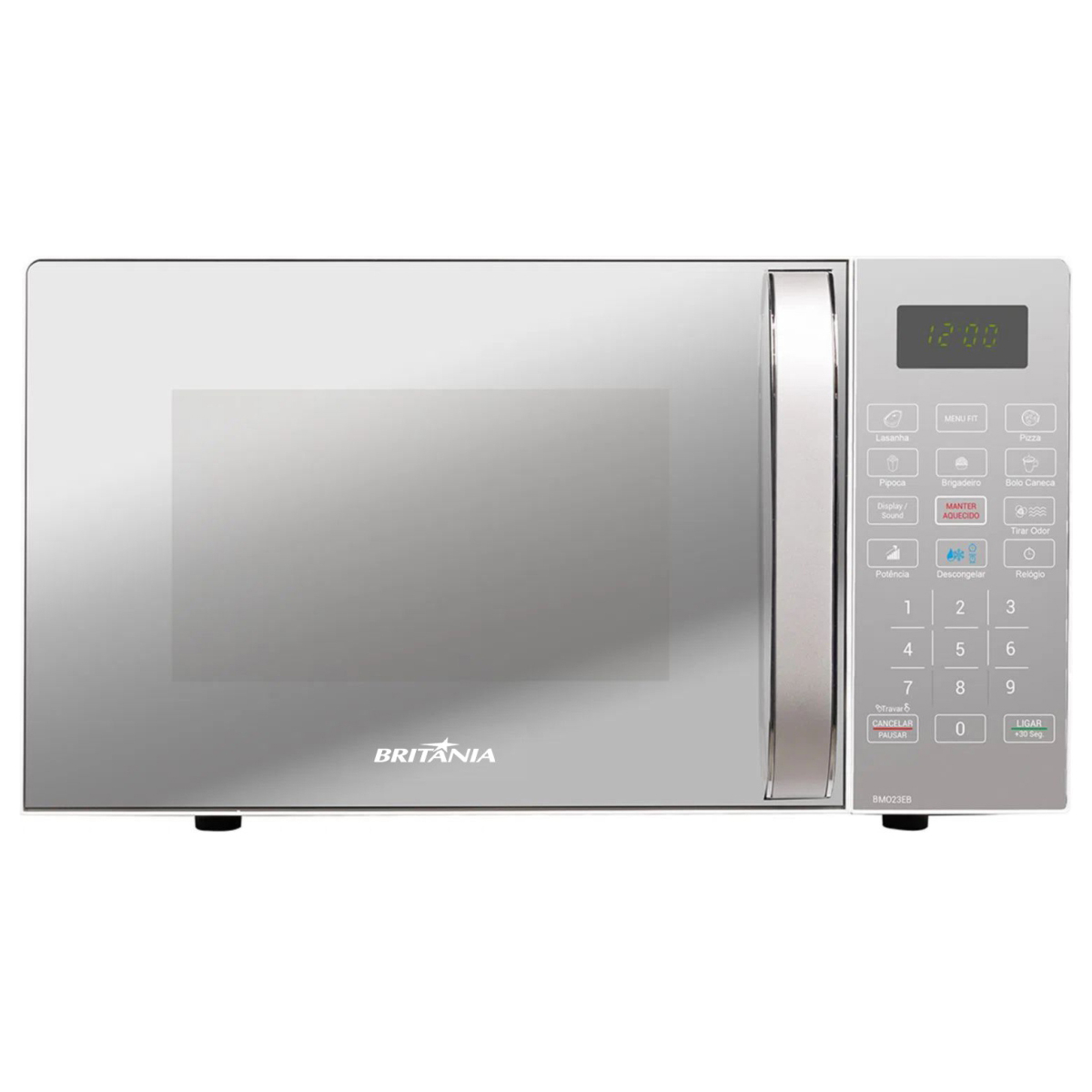 Foto do Produto Forno Microondas Britânia PMO23EB - 1100W - 20L - 220V - Cinza