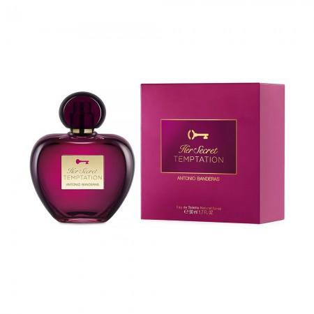 Foto do Produto Perfume Antonio Banderas Her Secret Temptation EDT Feminino 50ml