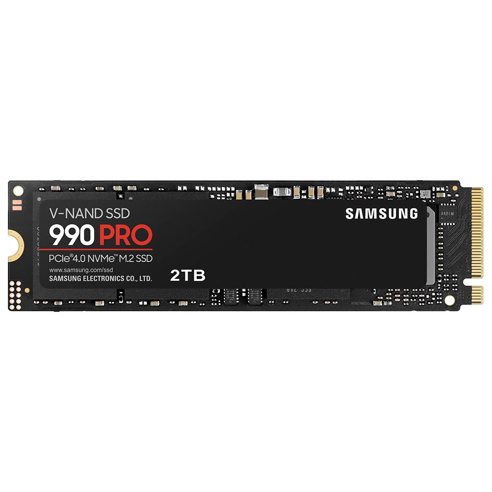 Foto do Produto SSD Samsung M.2 2TB 990 Pro NVMe - MZ-V9P2T0B/AM