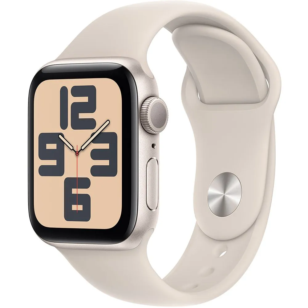 Foto do Produto APPLE WATCH SE 2 44MM MRE53LL/A STARLIGHT SPORT BAND M/L METAL WI-FI 802.11 B / G / N 2.4 GHZ - BLUETOOTH 5.3 ESTELAR