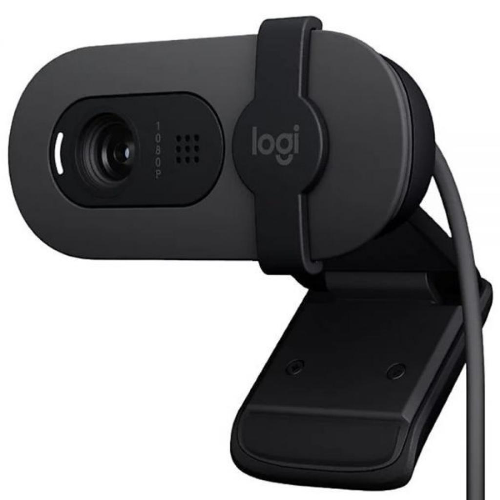 Foto do Produto Webcam Logitech Brio 100 Fhd Grafite 960-001586