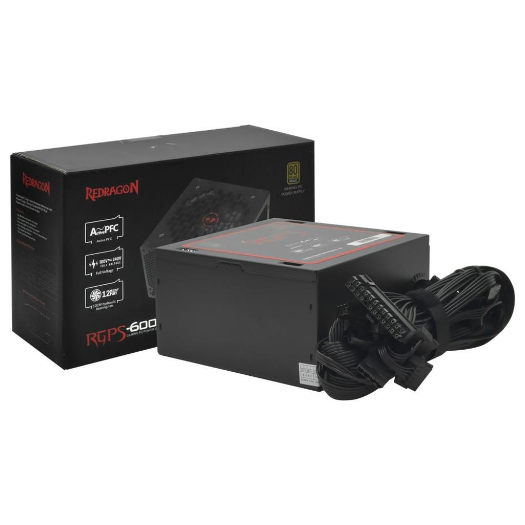 Foto do Produto Fonte 600w Redragon GC-PS024 Bronze 80 Plus