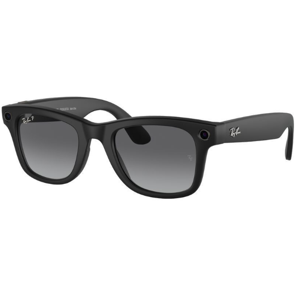 Foto do Produto Óculos Ray-Ban Meta Wayfarer Blk/Graphite Medium