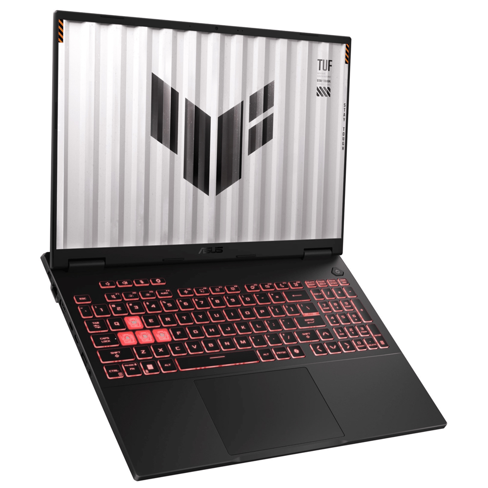 Foto do Produto Notebook Asus TUF FA608UP-A16.R95070 com Tela 16 FHD+ 165Hz / AMD Ryzen 9 270 / RAM 32GB / 1TB NVMe / RTX 5070 / Windows 11 - Black