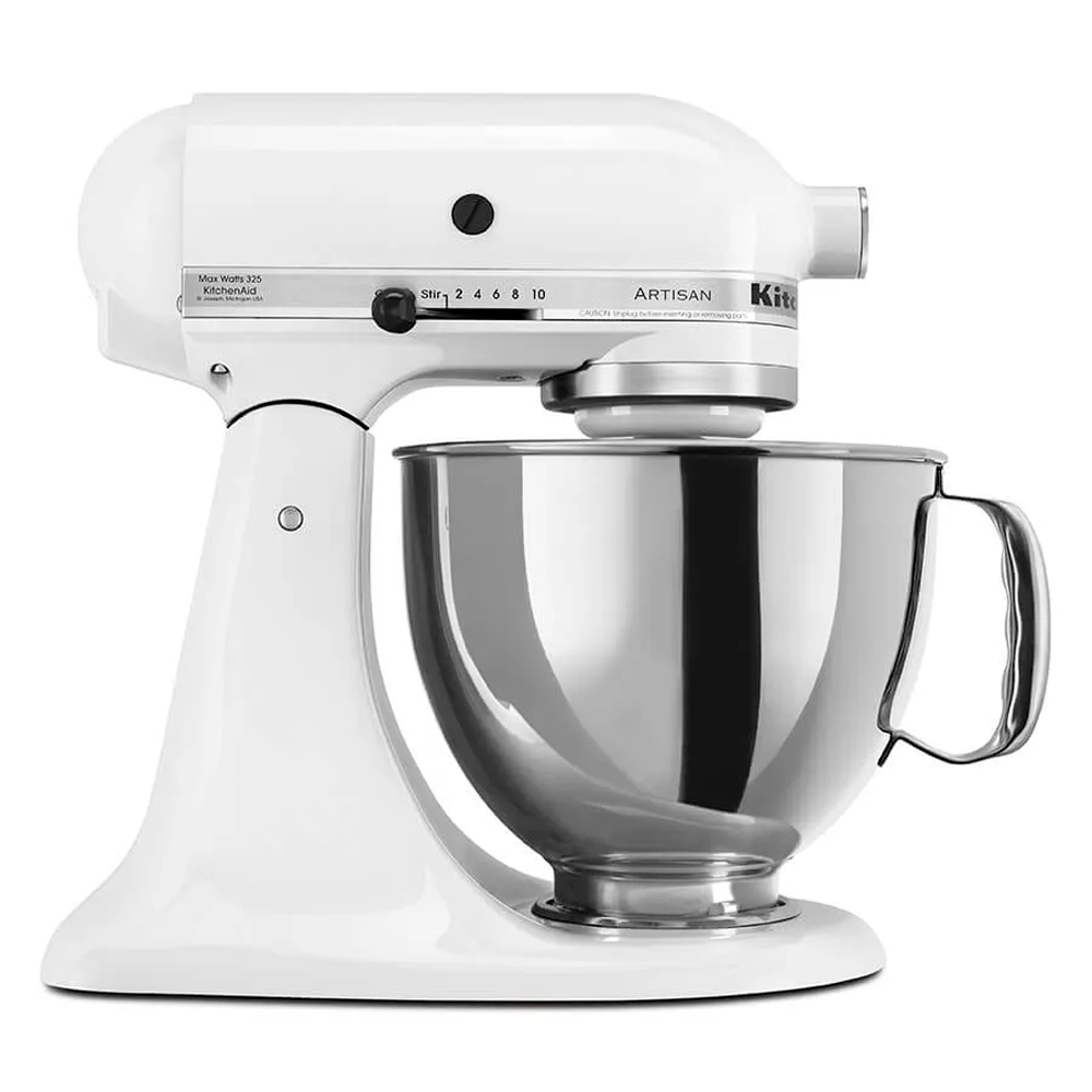 Foto do Produto Batedeira KitchenAid KSM150PSWH 4.8L 10 Velocidades 325W 120V - Branco