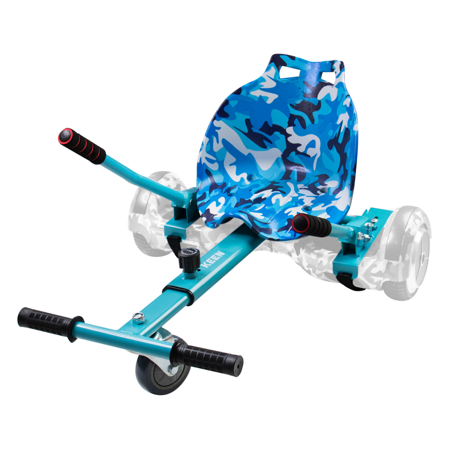 Foto do Produto Carrinho para Scooter Keen Hoverkart Pro - De 6.5/8/10'' - Azul Camuflado