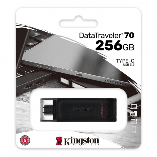 Foto do Produto PEN DRIVE 256GB KINGSTON DT70/256GB DATATRAVELER