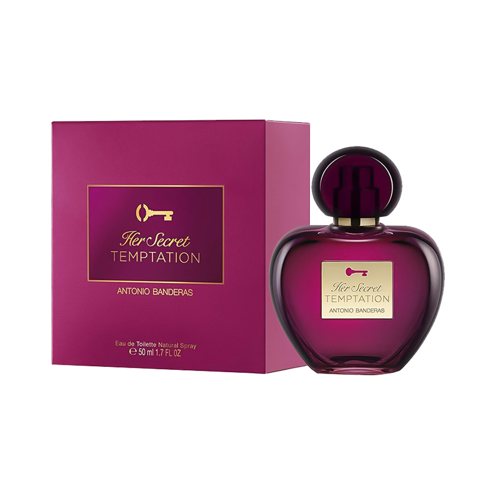 Foto do Produto PERFUME ANTONIO BANDERAS HER SECRET TEMPTATION EAU DE TOILETTE 50ML
