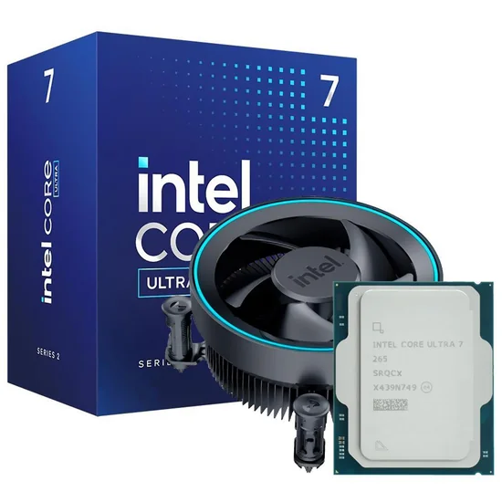 Foto do Produto Processador Intel Core Ultra 7 265 2.4GHz LGA 1851 30MB