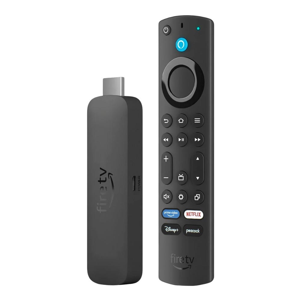 Foto do Produto Adaptador Multimídia Amazon Fire TV Stick 4K Max - 4K - WiFi/Bluetooth - 2ª Geração - Preto - Caixa DAN