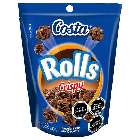 Foto do Produto Chocolate Costa Rolls Crispy 130G