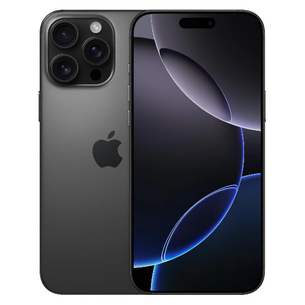 Foto do Produto Apple iPhone 16 Pro Max 256GB Black Titanium MYW33LL (eSIM)