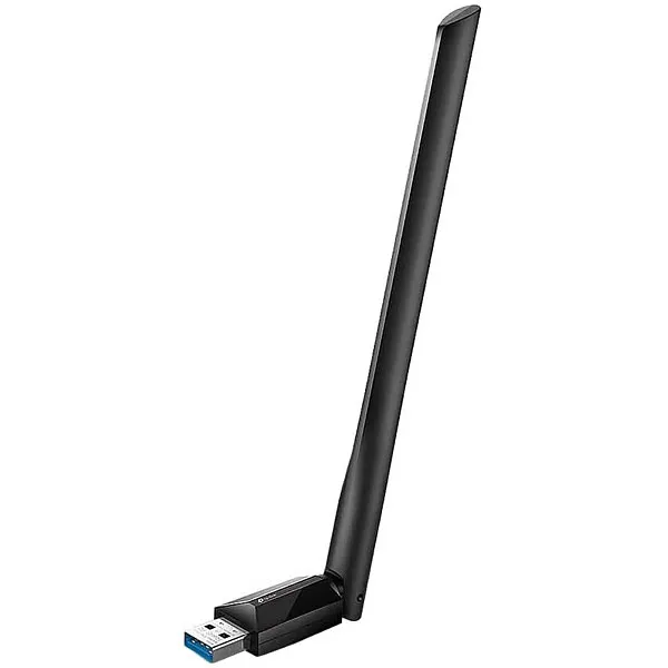 Foto do Produto Adaptador Wi-Fi USB TP-Link Archer T3U Plus AC1300 400 Mbps em 2.4GHz + 867 Mbps em 5GHz - Preto