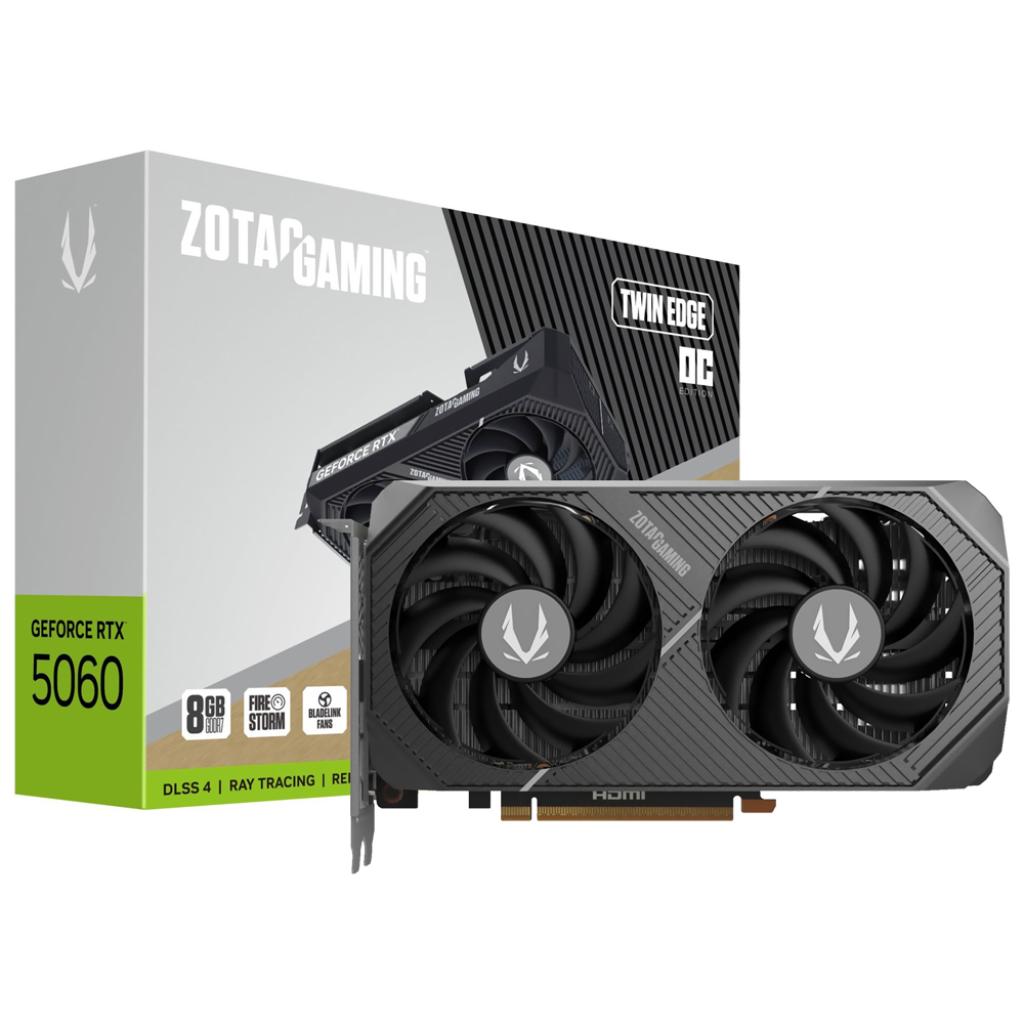 Foto do Produto Placa de video EXP. GF-RTX5060 Zotac Twin Edge Oc ZT-B50600H-10