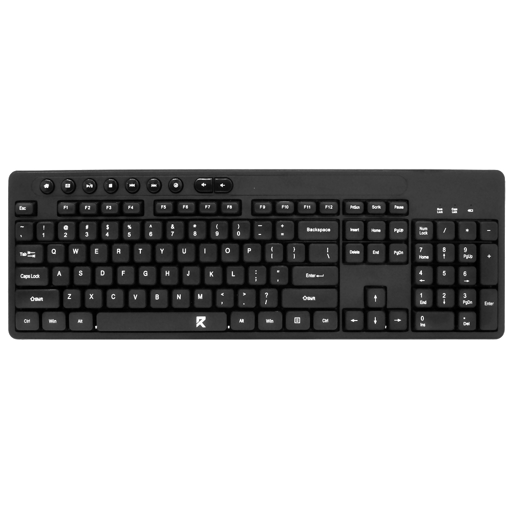 Foto do Produto Teclado Redragon BK-7094 Wireless / Inglês - Preto